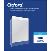 Oxford&reg; Heavyweight Non-Glare Sheet Protectors Par Equipment
