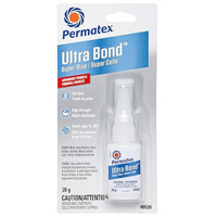 Ultra Bond Fast Drying Super Glue Adhesive, 20 g, Bottle, Clear Par Equipment