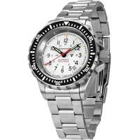 Arctic Edition Large Diver's Automatic GSAR Watch with Stainless Steel Bracelet, Digital, Battery Operated, 41 mm, Silver Par Equipment