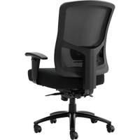 Chaise &agrave; dossier haut avec m&eacute;canisme &agrave; basculement synchronis&eacute; robuste Raven 400, Mailles, Noir, Capacit&eacute; 400 lb Par Equipment