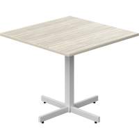 Newland Height-Adjustable Square Table, 36" L x 36" W x 29" H, 1" Top, Laminate, Tan Par Equipment