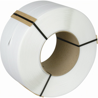 Feuillard, Polypropyl&egrave;ne, 3/8" la x 12900' lo, Blanc, Calibre Machine Par Equipment