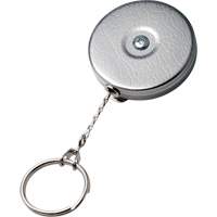 Original Series Retractable Keychain, Chrome, 24" Cable, Belt Clip Attachment PAB229 | Par Equipment