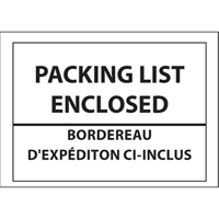 Packing List Envelopes, 4" L x 5" W, Backloading Style PB244 | Par Equipment