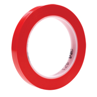 471 Vinyl Tape, 12 mm (1/2") W x 32.9 m (108') L, 5.3 mils, Red Par Equipment
