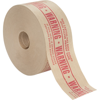 Pre-Printed Gummed Tapes, 72 mm (2-4/5") x 137 m (449.475'), Kraft Par Equipment