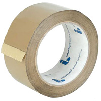 Box Sealing Tape, Hot Melt Adhesive, 1.6 mils, 48 mm (1-22/25") x 50 m (164') Par Equipment