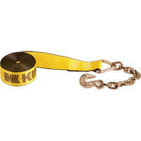 Winch Straps, Chain Anchor, 3" W x 30' L, 5400 lbs. (2450 kg) Working Load Limit Par Equipment