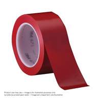 471 Vinyl Tape, 38 mm (1-1/2") W x 32.9 m (108') L, 5.3 mils, Red Par Equipment