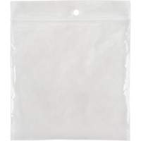 Sacs en poly, Refermable, 4" x 4", 2 mils Par Equipment