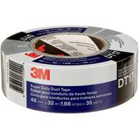 DT17 Super-Duty Duct Tape, 17 mils, Black, 48 mm (2") x 32 m (105') Par Equipment