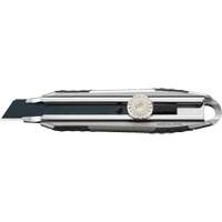 Knife with Ratchet Lock, 18 mm, Carbon Steel, Heavy-Duty, Aluminum Handle PG169 | Par Equipment