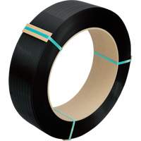 Strapping, Polyester, 1/2" W x 5800' L, Black, Manual Grade Par Equipment