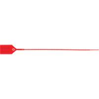 Standard-Duty Security Seal, 12", Plastic, Plastic Seal Par Equipment