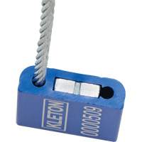 Scell&eacute;s de haute s&eacute;curit&eacute;, 12", M&eacute;tal, Scell&eacute; &agrave; c&acirc;ble Par Equipment