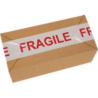 Ruban d'emballage Fragile, Adh&eacute;sif Thermofusible, 2 mils, 48 mm (2") x 100 m (328') Par Equipment
