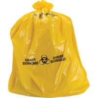 Waste Bags, Bio-Hazard, 60" L x 36" W, 6 mils Par Equipment