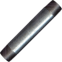 Long Pipe Nipple, Galvanized, 1/2", NPT x NPT Par Equipment