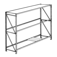 Pronto Bulk Storage Racks - 22-Ga. Shelf Panels, Galvanized Steel, 24" W x 6" D RB889 | Par Equipment
