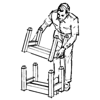 Supports empilables mobiles, 12" la x 16" p, Capacit&eacute; de 2500 lb Par Equipment