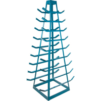 Supports pour tuyaux - Rangement horizontal, Horizontal, 9 Niveaux, 18" la x 40" p x 84" h, 1800 lb Cap. Par Equipment