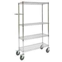 Push Cart, Chrome Plated, 30" x 60" x 14", 800 lbs. Capacity RL914 | Par Equipment