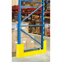 Racking Aisle Protectors, 3" W x 47" L x 16" H, Safety Yellow Par Equipment