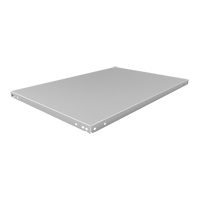 Tablette &agrave; corni&egrave;re perfor&eacute;e, Acier galvanis&eacute;, 36" la x 24" p Par Equipment