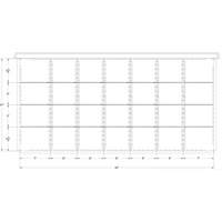 Cabinet d'entreposage &agrave; tiroirs int&eacute;gr&eacute; Interlok Par Equipment