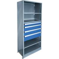 Cabinet d'entreposage à tiroirs intégré Interlok RN747 | Par Equipment