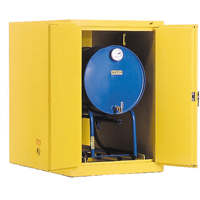 Drum Safety Cabinets, 400 lbs. Cap., Yellow SA068 | Par Equipment