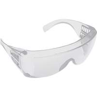 Lunettes pour visiteurs, Lentille Transparent, Anti-&eacute;gratignures/Polaris&eacute;, ANSI Z87+/R&eacute;pond ou surpasse la norme CSA Z94.3 Par Equipment