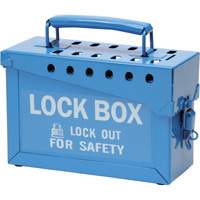 Coffret de sécurité portatif en métal, Bleu SAC281 | Par Equipment