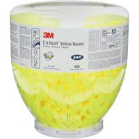 Bouchons d'oreilles E-A-RSoft Yellow Neon, Vrac - Contenant Par Equipment