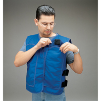 Vestes de refroidissement avec pochettes pour insertions, Grand, Bleu royal Par Equipment