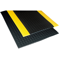No. 419 Sof-Tred with Dyna-Shield Mats, Diamond, 2' x 3' x 1/2", Black, PVC Par Equipment