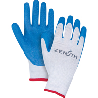 Natural Rubber Seamless Knit Coated Gloves, 7/Small, Rubber Latex Coating, 10 Gauge, Polyester/Cotton Shell SEB865 | Par Equipment