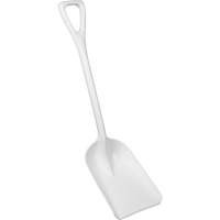 Safety Shovels - Hygienic Shovels (One-Piece), 10" x 14" Blade, 38" Length, Plastic, White SAL457 | Par Equipment