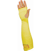 Manchettes, Kevlar, 18", ANSI/ISEA 105 niveau 3, Jaune Par Equipment