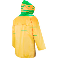 Neo-Slick Chemical & Acid Resistant Rain Jacket, Small, Yellow, Neoprene Par Equipment