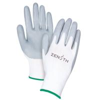 Lightweight Breathable Coated Gloves, 8/Medium, Foam Nitrile Coating, 13 Gauge, Polyester Shell Par Equipment
