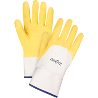 Gants enduits au fini rugueux, 10/T-Grand, R&ecirc;vetement Latex de caoutchouc, Enveloppe en Coton Par Equipment
