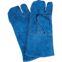 Gants de soudage &agrave; pouce & paume doubles, Cuir de vache refendu, Taille Grand Par Equipment