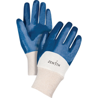 Gants &agrave; doublure interlock de poids moyen, 11/2T-Grand, R&ecirc;vetement Nitrile, Enveloppe en Coton Par Equipment