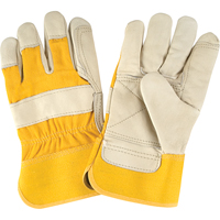 Premium Quality Fitters Gloves, Large, Grain Cowhide Palm, Cotton Inner Lining Par Equipment