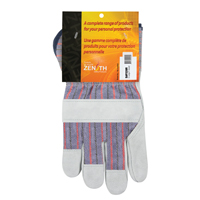 Gants d'ajusteur rugueux, T-Grand, Paume en Cuir de vache refendu, Doublure en Coton Par Equipment