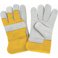 Premium Winter-Lined Fitters Gloves, Medium, Split Cowhide Palm, Foam Fleece Inner Lining Par Equipment