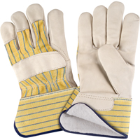 Abrasion-Resistant Winter-Lined Fitters Gloves, X-Large, Grain Cowhide Palm, Cotton Fleece Inner Lining Par Equipment