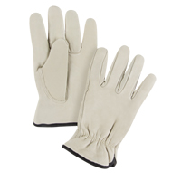 Gants de conducteur doubl&eacute;s pour l'hiver, Petit, Paume en Cuir fleur de vache, Molleton Par Equipment