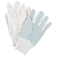 Premium Work Gloves, Large, Split Cowhide Palm Par Equipment